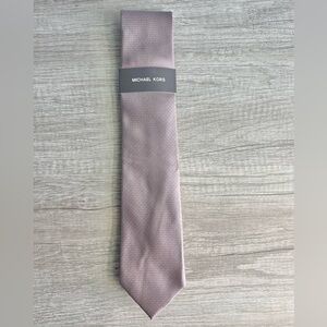 Michael Kors Men's Walker Mini-Pattern Tie Gray & Pink